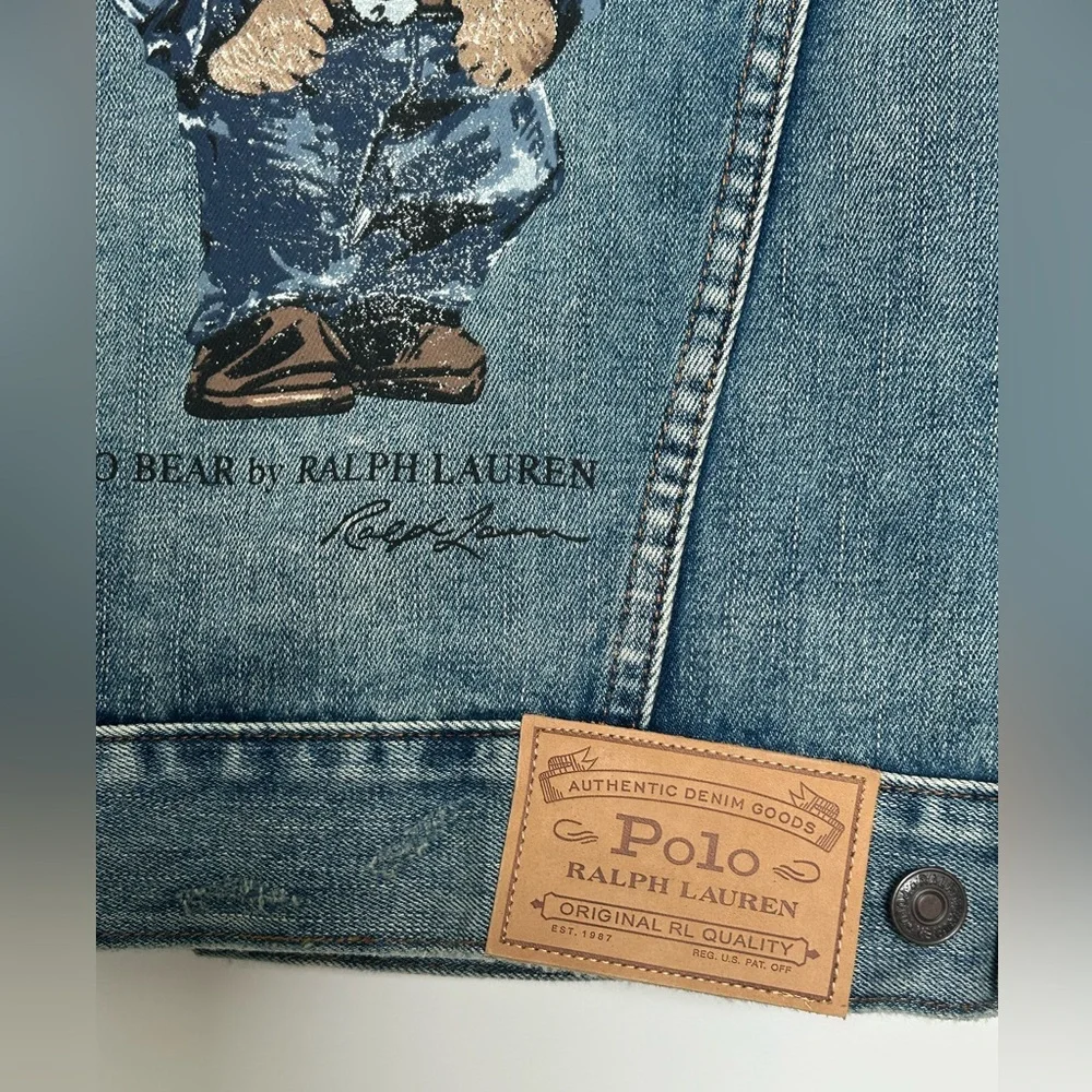 Ralph Lauren Vintage Blue Denim Jacket - Picture 10 of 16